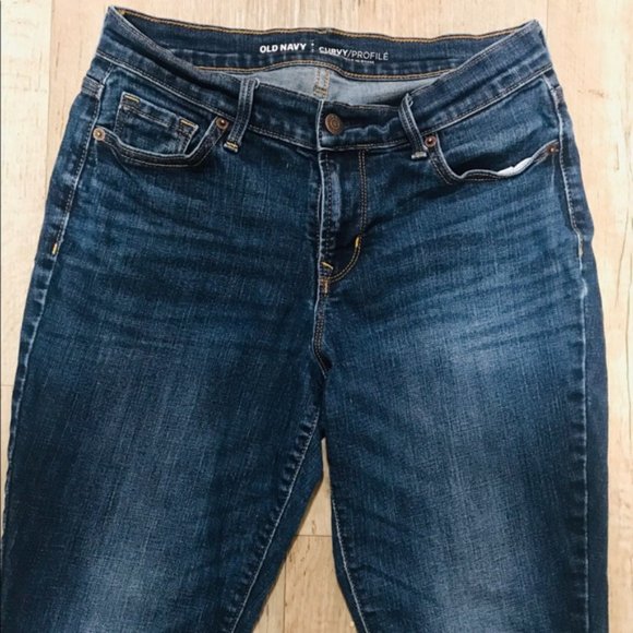 DONATED Old Navy Mid-Rise Curvy Straight Fit Jeans - 4S - Picture 2 of 5